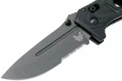 Benchmade 275SGY-1 Sibert Adamas Black G10, Tungsten Grey Serrated Navaja, Shane Sibert Design -ES Cuchillos Ventas 2024 BE275SGY 1 03 benchmade scaled
