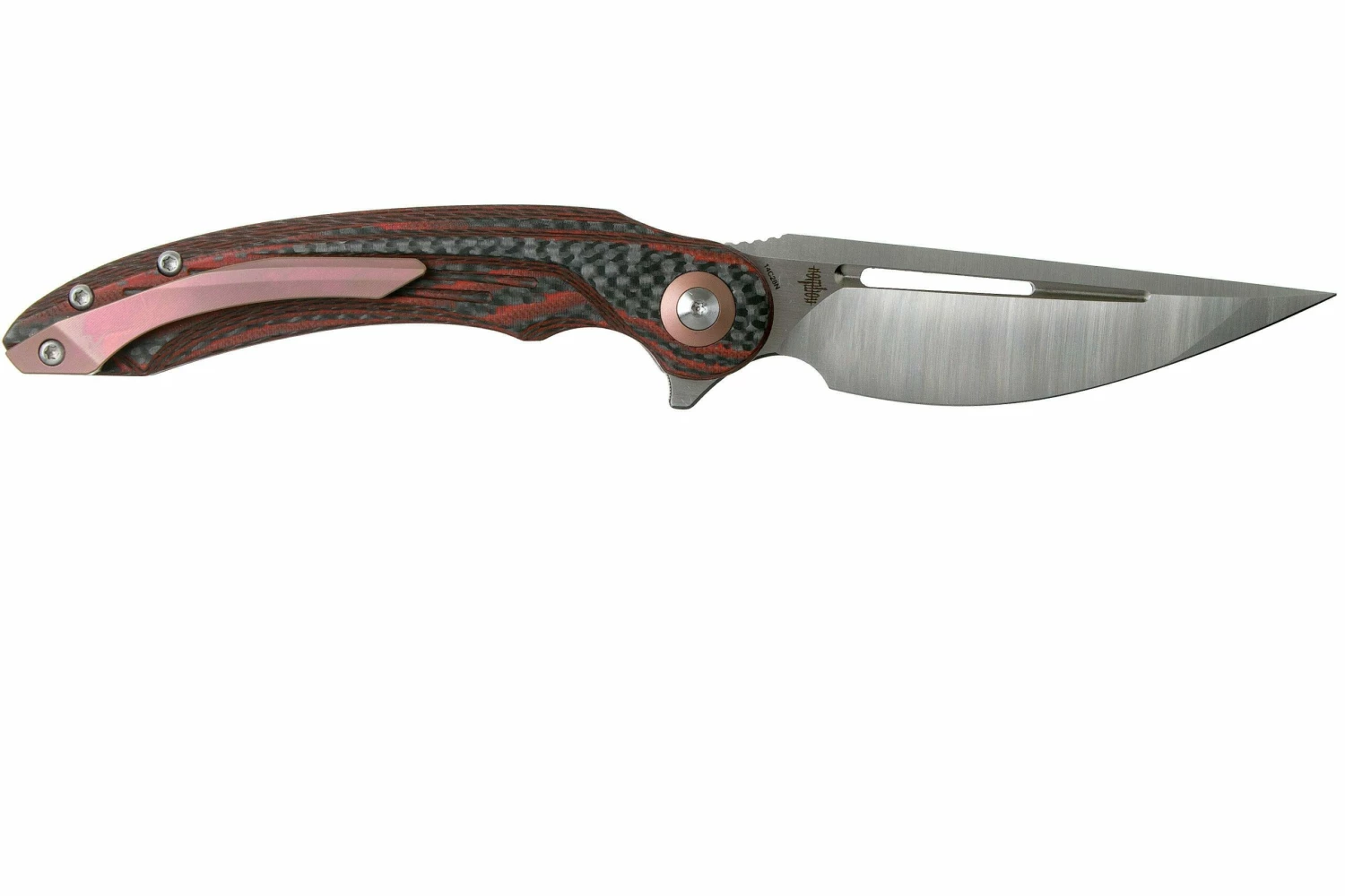 Bestech Irida BG25E Red Carbon Fibre & G10 Navaja, Kombou Design 2 Bestech Irida BG25E Red Carbon Fibre & G10 Navaja, Kombou Design - Imagen 2