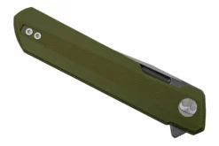 Bestechman Dundee BMK01E, OD Green, Satin D2 And Black Coating, Navaja, Diseño De Ostap Hel -ES Cuchillos Ventas 2024 BHBMK01E 06 bestechman scaled