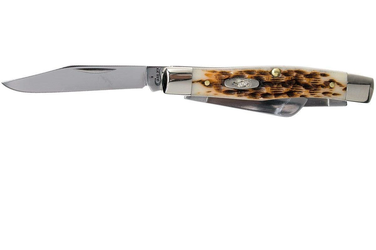 Case Stockman Amber Jigged Bone, 00079, 63032 CV Navaja 3 Case Stockman Amber Jigged Bone, 00079, 63032 CV Navaja - Imagen 3