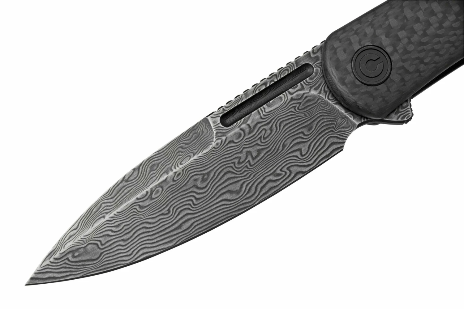Civivi Cetos C21025B-DS1 Twill Carbon Fiber, Damascus Navaja 3 Civivi Cetos C21025B-DS1 Twill Carbon Fiber, Damascus Navaja - Imagen 3