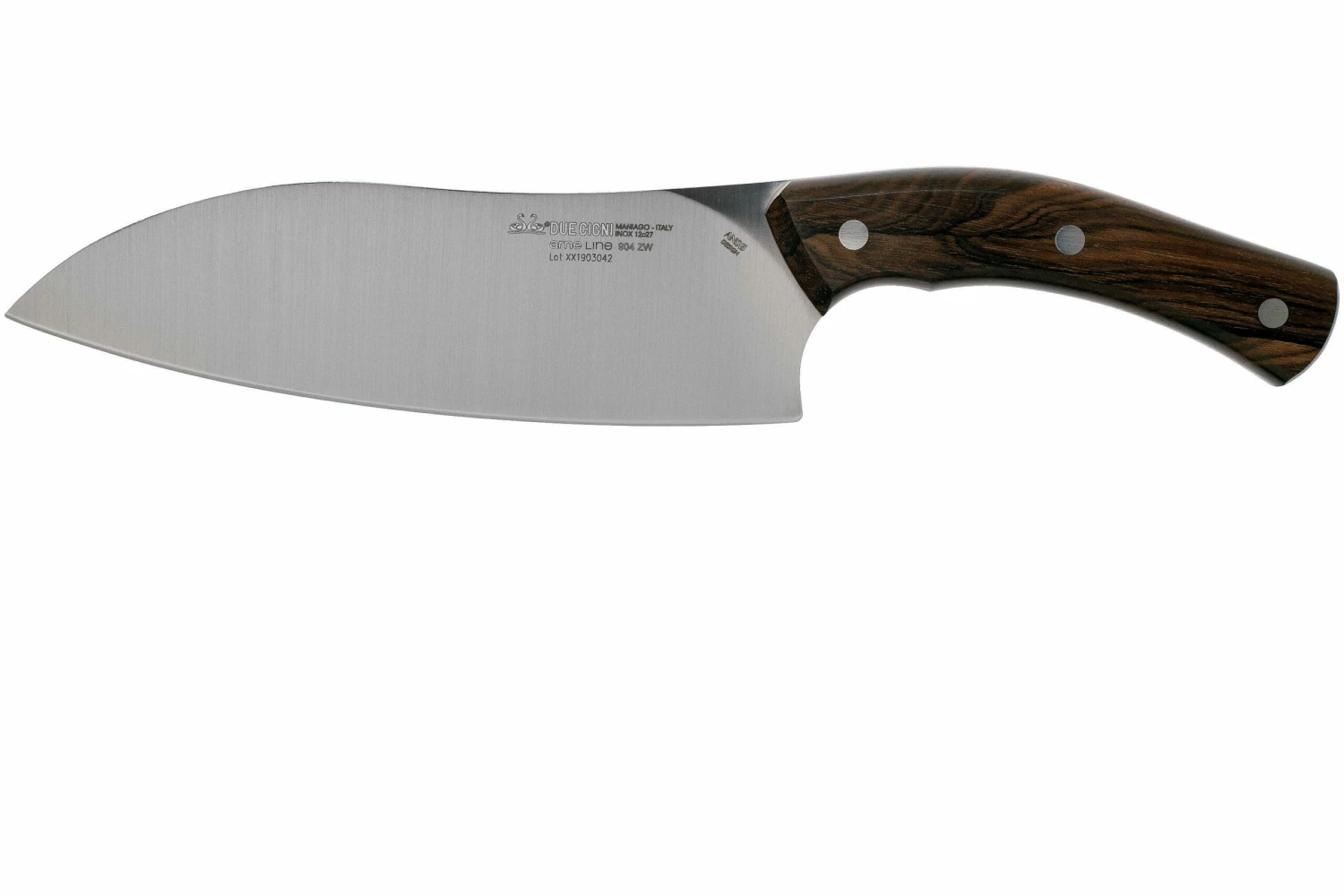 Due Cigni Arne Line Santoku 19 Cm, Ziricote 1 Due Cigni Arne Line Santoku 19 Cm, Ziricote