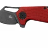 Black Fox Puck BF-761R Blackwashed D2 Red G10, Navaja