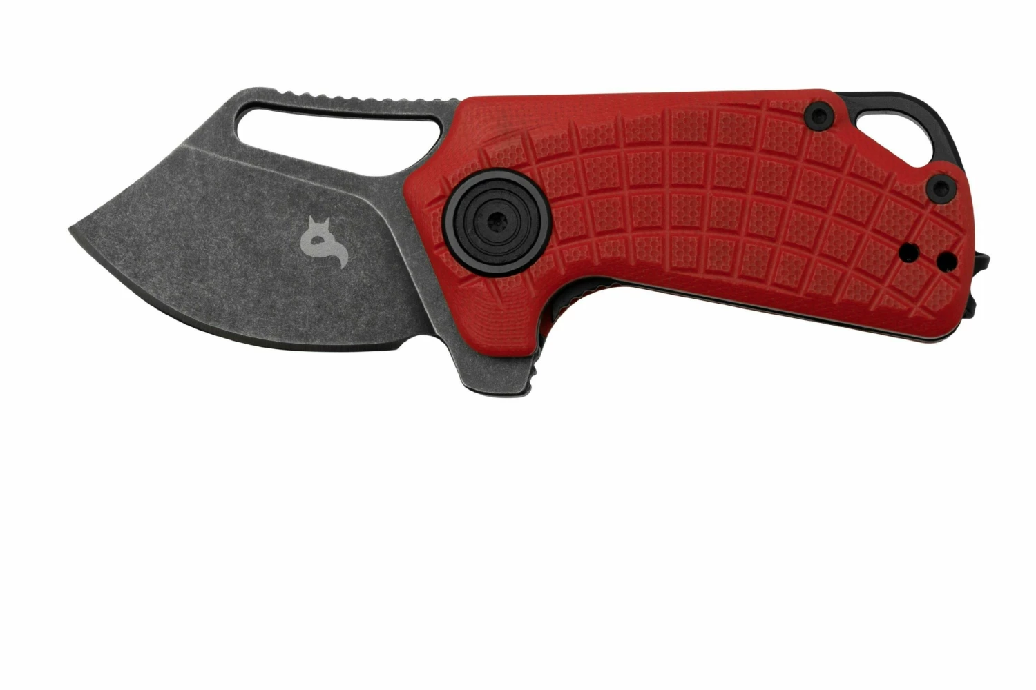 Black Fox Puck BF-761R Blackwashed D2 Red G10, Navaja 1 Black Fox Puck BF-761R Blackwashed D2 Red G10, Navaja