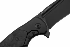 Fox 40 Years Anniversary Knife FX-F2017, M390, Titanium Marble Carbonfiber Navaja -ES Cuchillos Ventas 2024 FOFX F2017R 05 foxknives scaled