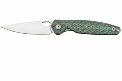 GiantMouse ACE REO Denim Micarta Satin Magnacut, Navaja