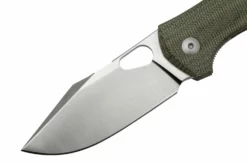 GiantMouse ACE Atelier, Elmax, Green Canvas Micarta Navaja -ES Cuchillos Ventas 2024 GMATELIER GRN CANVAS 03 giantmouse scaled