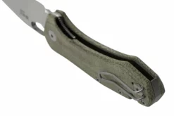 GiantMouse ACE Atelier, Elmax, Green Canvas Micarta Navaja -ES Cuchillos Ventas 2024 GMATELIER GRN CANVAS 04 giantmouse scaled