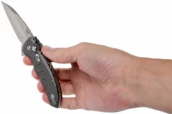 Hogue X1 Microflip Grey Wharncliffe Navaja 24162, Allen Elisheblancoz Design -ES Cuchillos Ventas 2024 HK24162 08 hogue scaled