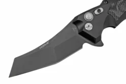 Hogue X5 3.5" Wharncliffe 34569 Buttonlock Flipper Navaja, Black Finish -ES Cuchillos Ventas 2024 HK34569 03 hogue scaled