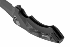 Hogue X5 3.5" Wharncliffe 34569 Buttonlock Flipper Navaja, Black Finish -ES Cuchillos Ventas 2024 HK34569 04 hogue scaled