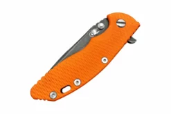 Rick Hinderer Jurassic Spearpoint 20CV Battle Black, Orange G10 Navaja -ES Cuchillos Ventas 2024 HRK JU SP BBL OR 03 rickhinderer scaled