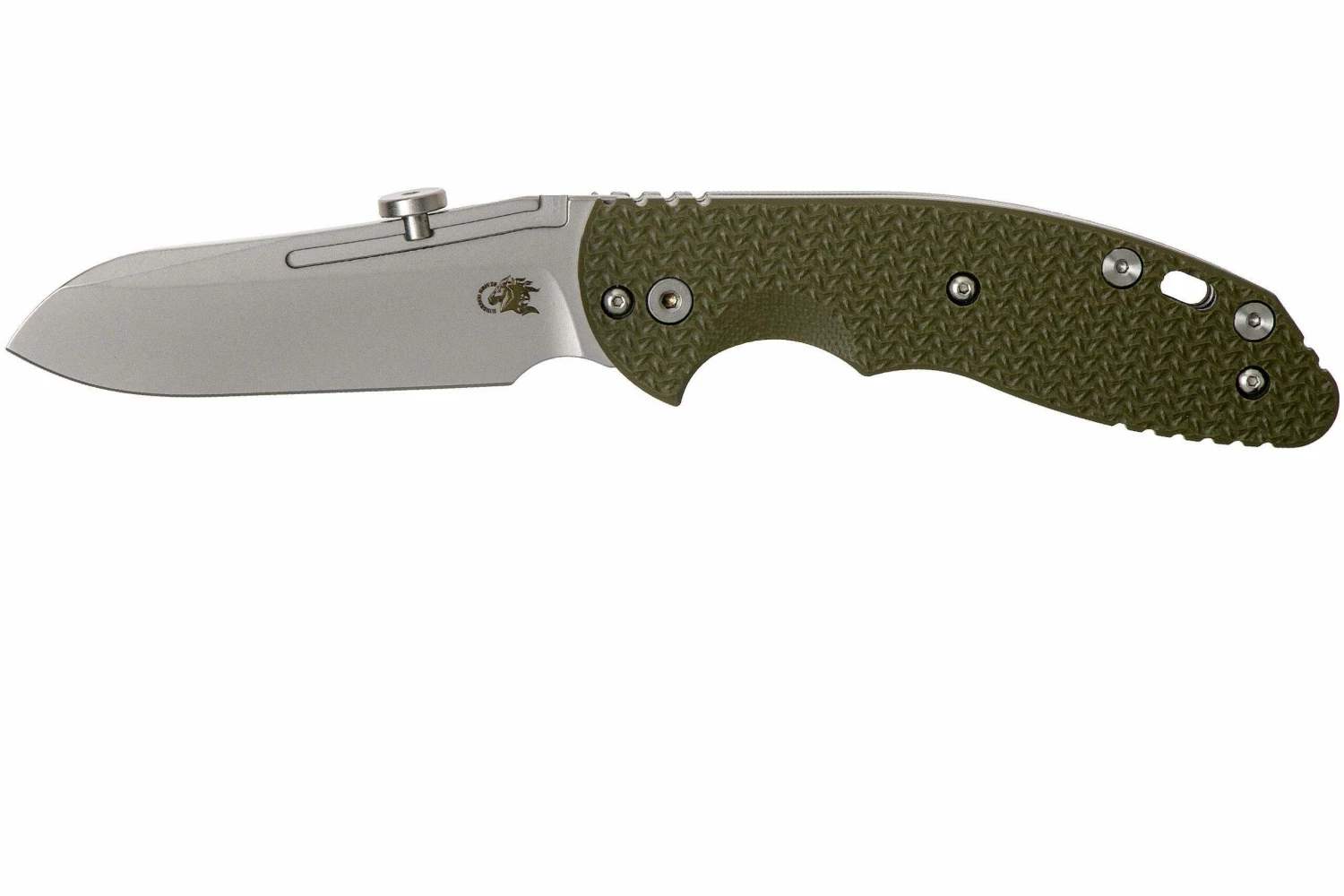 Rick Hinderer XM Slippy 3 Sheepfoot 20CV OD Green G10 Navaja Slipjoint" 1 Rick Hinderer XM Slippy 3 Sheepfoot 20CV OD Green G10 Navaja Slipjoint"
