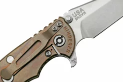 Rick Hinderer XM-18 3.5" Slicer S45VN Fatty Wharncliffe Stonewash Bronze OD Green, Navaja -ES Cuchillos Ventas 2024 HRK XM18 35 FW SWG 05 rickhinderer scaled