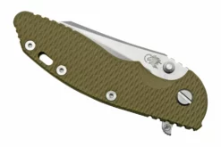 Rick Hinderer XM-18 3.5" Slicer S45VN Fatty Wharncliffe Stonewash Bronze OD Green, Navaja -ES Cuchillos Ventas 2024 HRK XM18 35 FW SWG 06 rickhinderer scaled