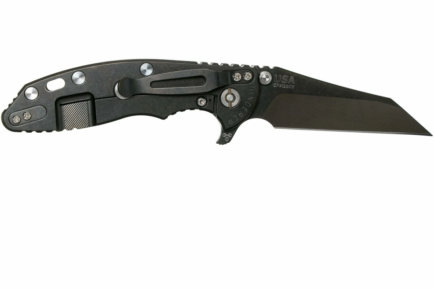 Rick Hinderer XM-18 3.5 Wharncliffe Fatty 20CV, Black/OD-green G10 Navaja" 2 Rick Hinderer XM-18 3.5 Wharncliffe Fatty 20CV, Black/OD-green G10 Navaja" - Imagen 2