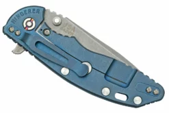 Rick Hinderer XM-18 3.5" Spanto S45VN Stonewash, Battle Blue, Blue Black G10, CPM S45VN Navaja -ES Cuchillos Ventas 2024 HRK XM1835S45 BBBB 04 rickhinderer scaled