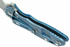 Rick Hinderer XM-18 3.5" Spanto S45VN Stonewash, Battle Blue, Blue Black G10, CPM S45VN Navaja -ES Cuchillos Ventas 2024 HRK XM1835S45 BBBB 06 rickhinderer scaled