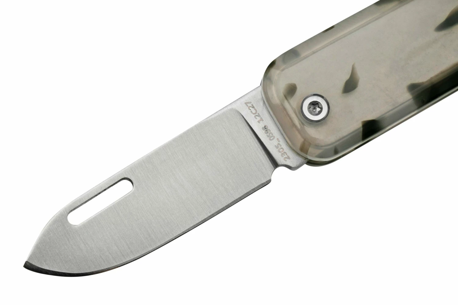 The James Brand The Elko KN117203-00 Smokey Tortoise Acetate, Stainless Steel, Knivesandtools Exclusive Navaja 3 The James Brand The Elko KN117203-00 Smokey Tortoise Acetate, Stainless Steel, Knivesandtools Exclusive Navaja - Imagen 3