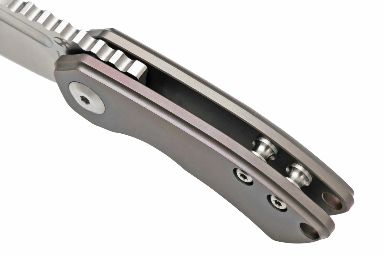 Kansept Mini Korvid K3030A3 Satin CPM-S35VN, Bronze Titanium Navaja, Diseño Justin Koch 7 Kansept Mini Korvid K3030A3 Satin CPM-S35VN, Bronze Titanium Navaja, Diseño Justin Koch - Imagen 7