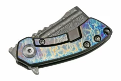 Kansept Mini Korvid K3030A2 Damascus, Lightning Strike Titanium Navaja, Diseño Justin Koch 11 Kansept Mini Korvid K3030A2 Damascus, Lightning Strike Titanium Navaja, Diseño Justin Koch -ES Cuchillos Ventas 2024 KSK3030D1 04 kansept scaled