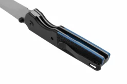 Kansept Warrior, T1005S1 Stonewashed D2, Black & Blue Navaja, Diseño Kim Ning -ES Cuchillos Ventas 2024 KST1005S1 04 kansept scaled