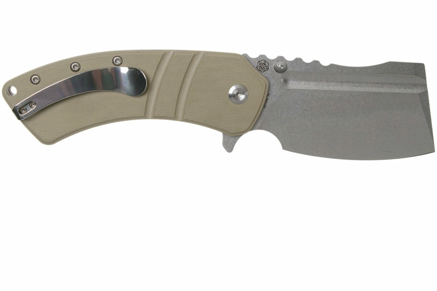Kansept XL Korvid T1030A5 Satin, Sand G10 Navaja, Justin Koch Design 2 Kansept XL Korvid T1030A5 Satin, Sand G10 Navaja, Justin Koch Design - Imagen 2