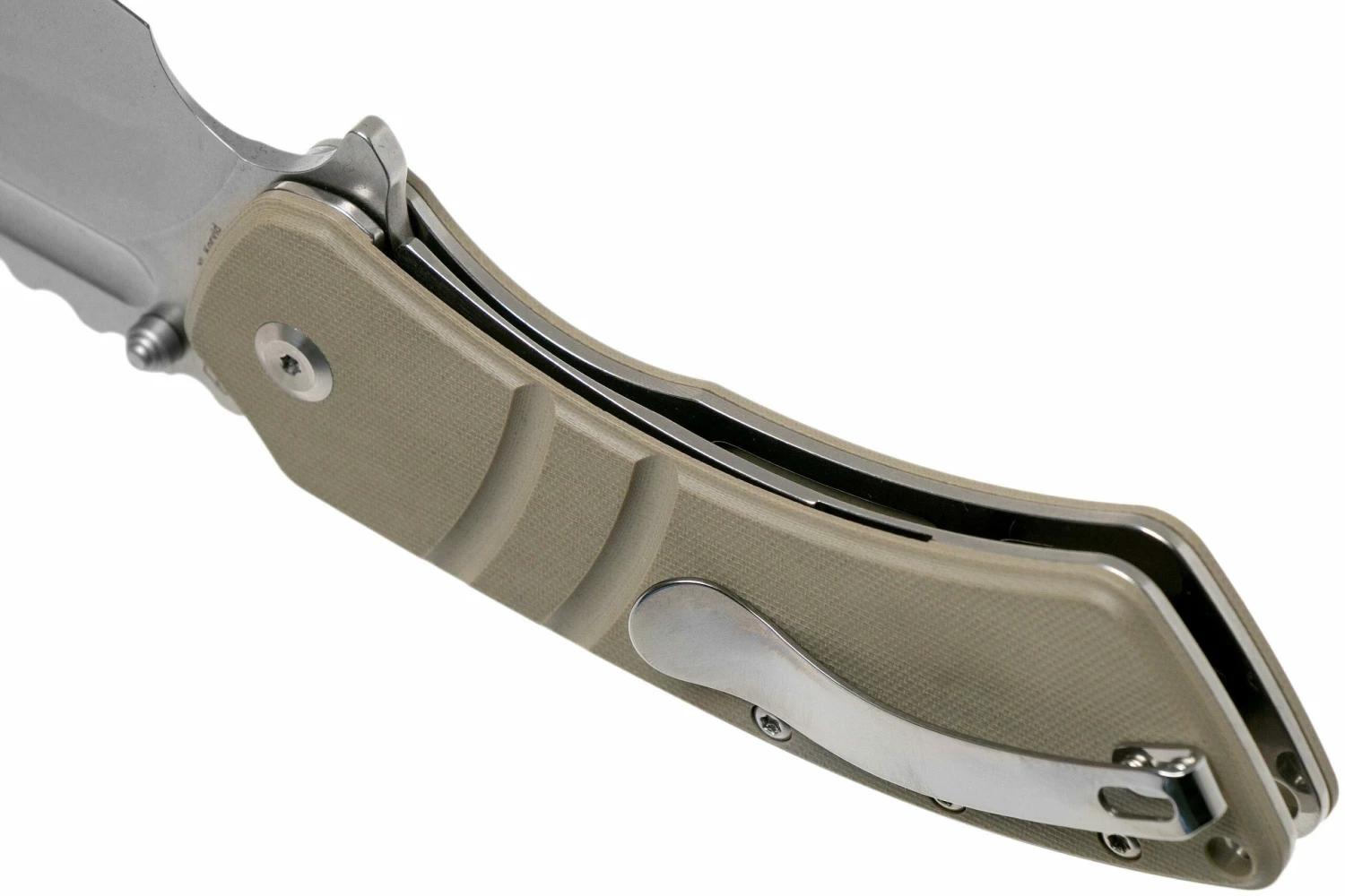 Kansept XL Korvid T1030A5 Satin, Sand G10 Navaja, Justin Koch Design 5 Kansept XL Korvid T1030A5 Satin, Sand G10 Navaja, Justin Koch Design - Imagen 5