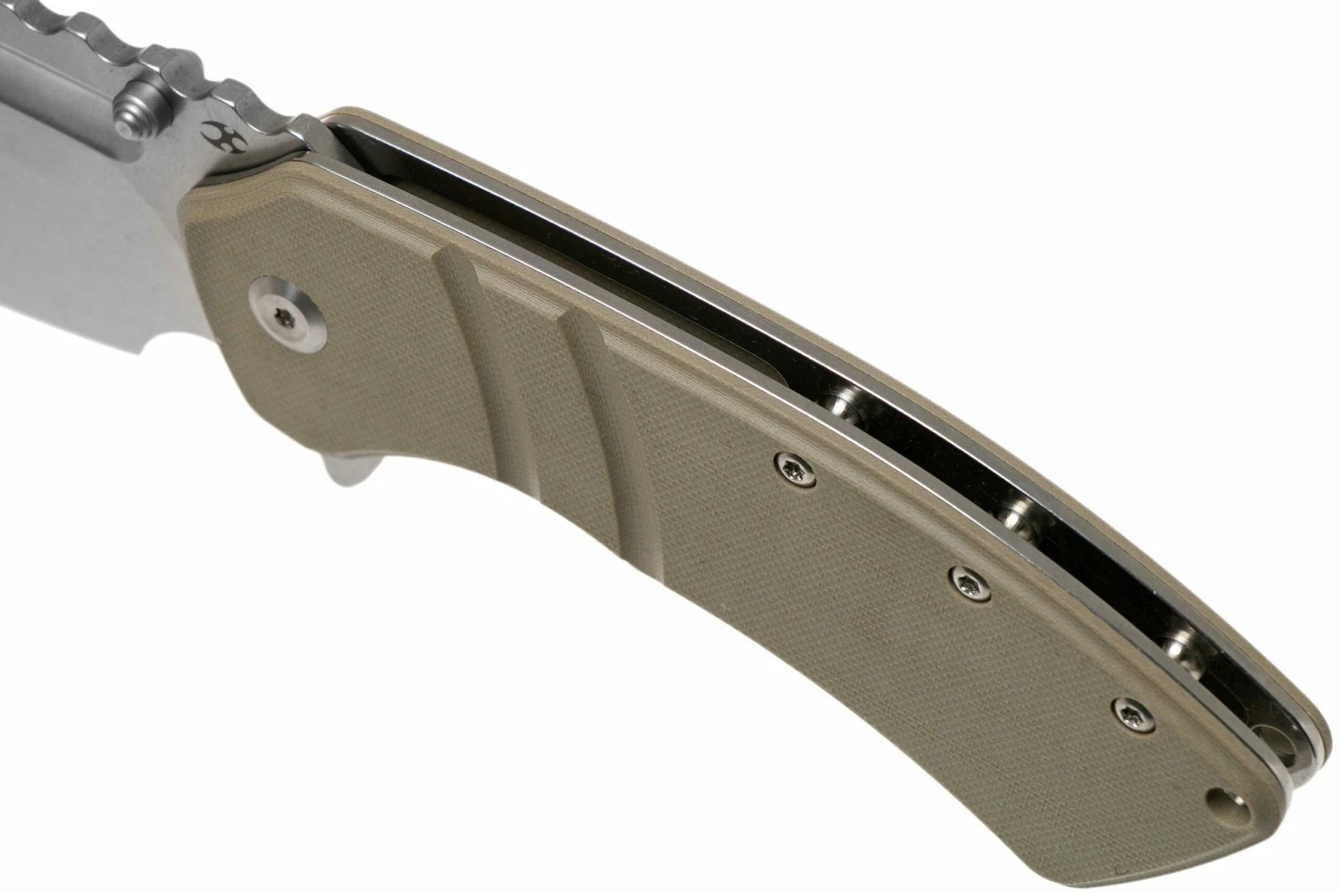 Kansept XL Korvid T1030A5 Satin, Sand G10 Navaja, Justin Koch Design 7 Kansept XL Korvid T1030A5 Satin, Sand G10 Navaja, Justin Koch Design - Imagen 7