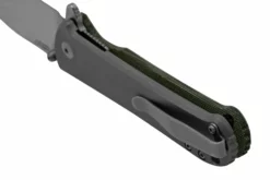 Kizer Coniferous V V4609C1, Titanium And Black Micarta, Stonewash, Navaja, Diseño De Justin Gingrich -ES Cuchillos Ventas 2024 KZV4609C1 04 kizer scaled