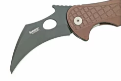 LionSteel L.E.One LE1-A-EB MagnaCut, Black, Earth Brown Aluminium, Navaja Karambit -ES Cuchillos Ventas 2024 LI LE1 A EB 03 lionsteel scaled