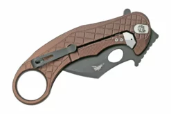 LionSteel L.E.One LE1-A-EB MagnaCut, Black, Earth Brown Aluminium, Navaja Karambit -ES Cuchillos Ventas 2024 LI LE1 A EB 05 lionsteel scaled