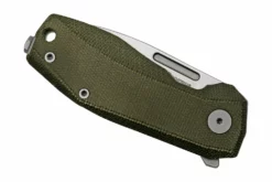 LionSteel Nano NA01-CVG Frame Lock, Magnacut, Green Canvas Micarta, Navaja -ES Cuchillos Ventas 2024 LI NA01 CVG 06 lionsteel scaled