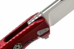 LionSteel ROK Satin Red Aluminio ROK A RS Navaja -ES Cuchillos Ventas 2024 LI ROK A RS 07 lionsteel rok scaled