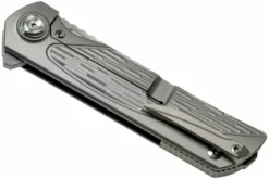 Liong Mah Warrior Two V3 Textured Titanium Navaja -ES Cuchillos Ventas 2024 LO WA TT 04 liong mah design scaled