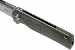 Liong Mah Warrior Two V3 Textured Titanium Navaja -ES Cuchillos Ventas 2024 LO WA TT 07 liong mah design scaled