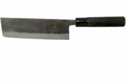 Munetoshi Nashiji Black Nakiri 16.5cm