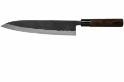 Munetoshi Nashiji Black Gyuto Cuchillo De Chef 24 Cm