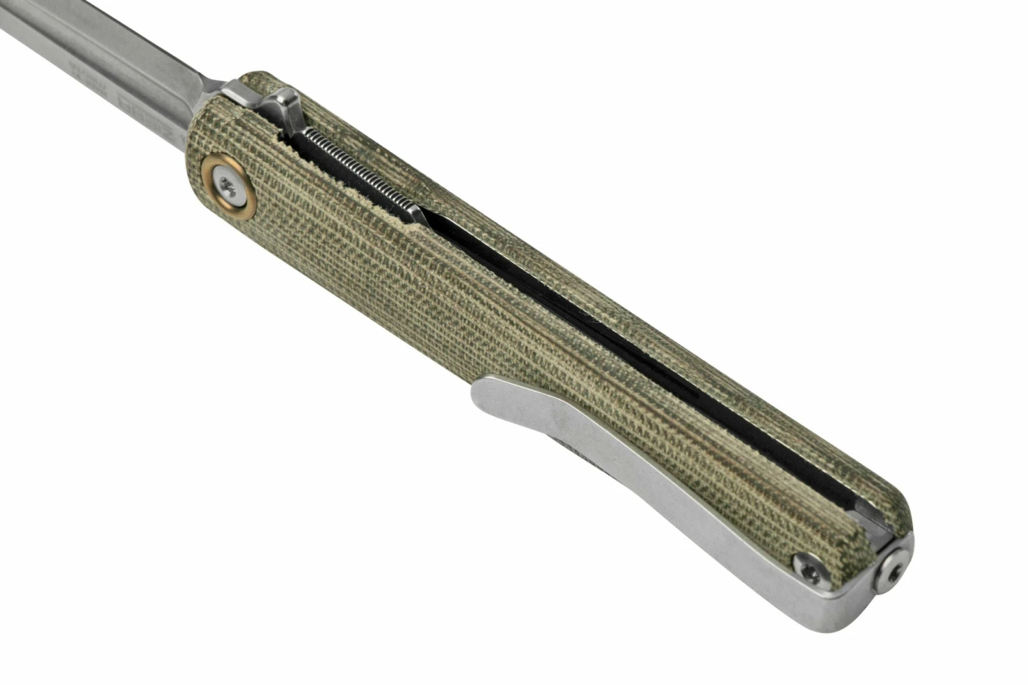 MKM Flame Light FL02L-GC Daga, Micarta Verde, Navaja 4 MKM Flame Light FL02L-GC Daga, Micarta Verde, Navaja - Imagen 4