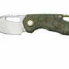 MKM Isonzo FX03-3CJ Clip Point Stonewashed, Jungle Wear Carbon Fibre Navaja, Diseño De Jesper Voxnaes