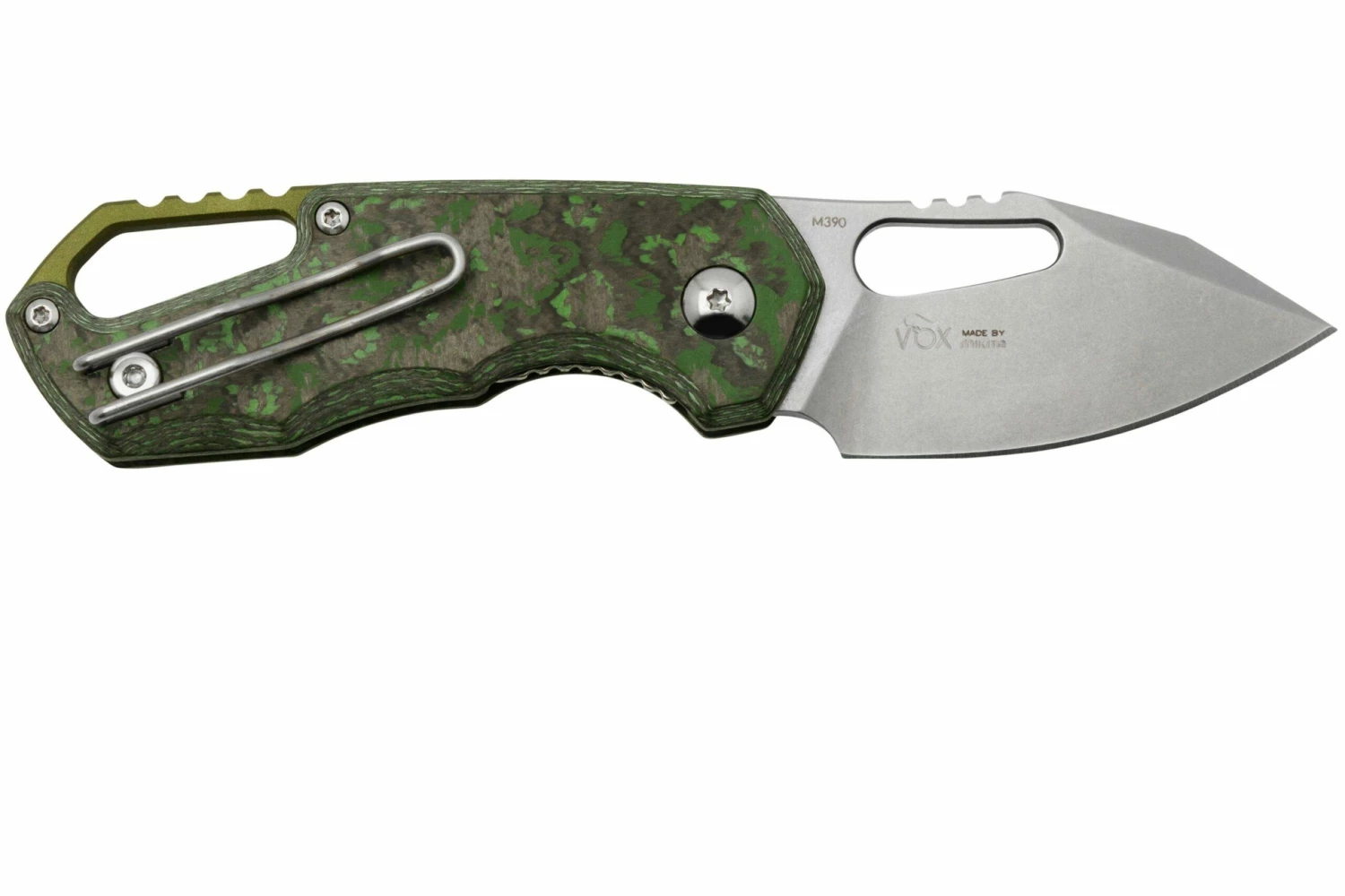 MKM Isonzo FX03-3CJ Clip Point Stonewashed, Jungle Wear Carbon Fibre Navaja, Diseño De Jesper Voxnaes 2 MKM Isonzo FX03-3CJ Clip Point Stonewashed, Jungle Wear Carbon Fibre Navaja, Diseño De Jesper Voxnaes - Imagen 2