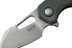 MKM Isonzo FX03M-3BC Clippoint M390, Black Canvas Micarta Navaja, Diseño Jesper Voxnaes -ES Cuchillos Ventas 2024 MMK FX03M 3BC 07 mkm scaled