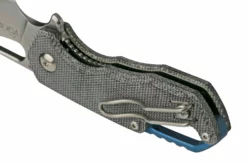 MKM Isonzo FX03M-3BC Clippoint M390, Black Canvas Micarta Navaja, Diseño Jesper Voxnaes -ES Cuchillos Ventas 2024 MMK FX03M 3BC 08 mkm scaled