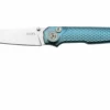 MKM Miura Blue Titanium, Navaja Satin MI-TBL, Diseño Simone Tonolli