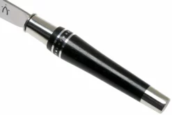Nontron No. 25 Nickel Silver Turning Ferrule, Marquetry Ebony Aluminium, Doble Virola NN25DVEBALU Navaja -ES Cuchillos Ventas 2024 NN25DVEBALU 06 nontron scaled