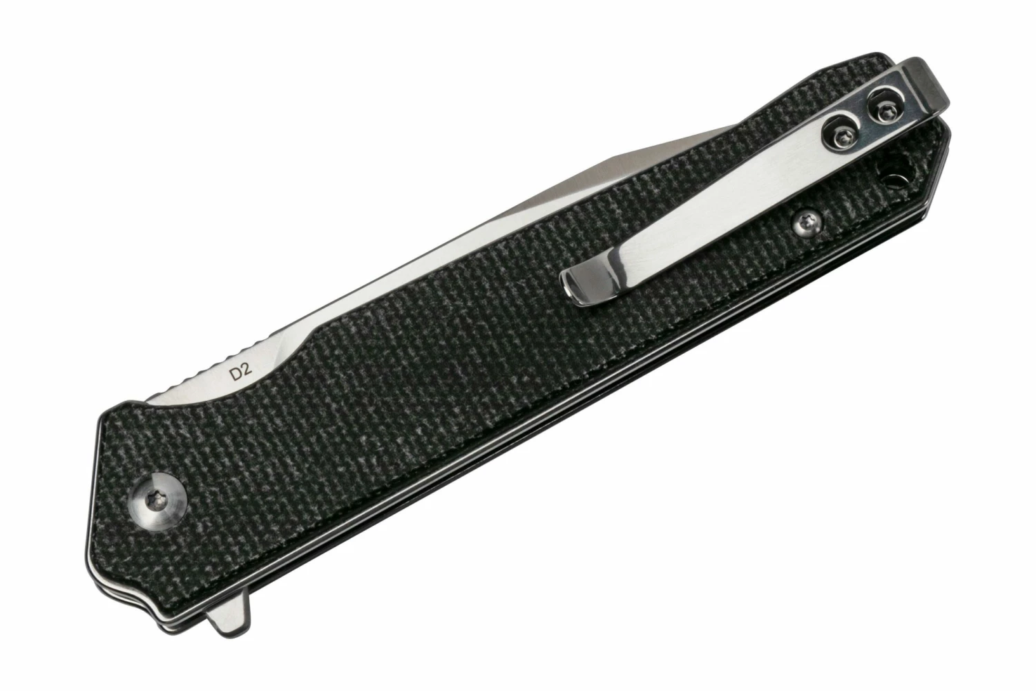 QSP Knife Mamba V2 QS111-G1 Satin, Black Micarta Navaja 4 QSP Knife Mamba V2 QS111-G1 Satin, Black Micarta Navaja - Imagen 4