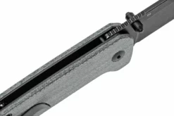 QSP Knife Penguin QS130-B2 Denim Micarta, Blackwashed Navaja -ES Cuchillos Ventas 2024 QS130 B2 06 qsp scaled