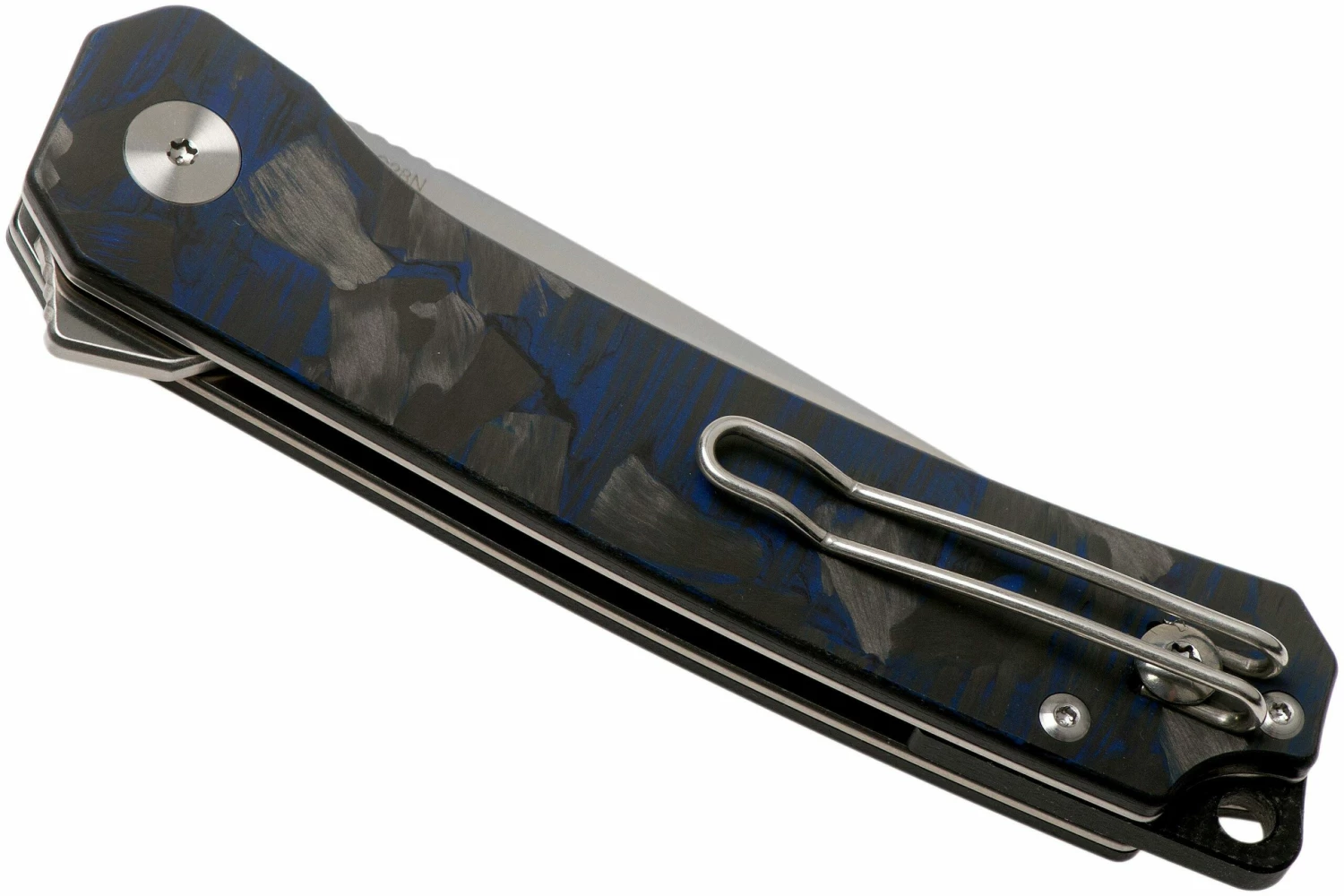 QSP Knife Osprey QS139-G1 Blue Shredded Carbon Fiber, Satin, Navaja 4 QSP Knife Osprey QS139-G1 Blue Shredded Carbon Fiber, Satin, Navaja - Imagen 4