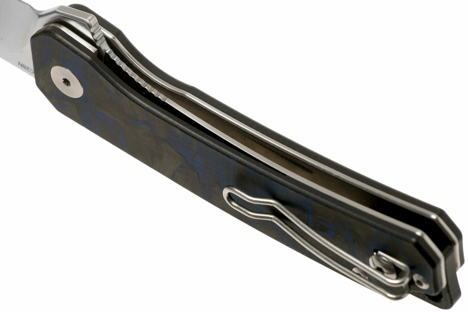 QSP Knife Osprey QS139-G1 Blue Shredded Carbon Fiber, Satin, Navaja 5 QSP Knife Osprey QS139-G1 Blue Shredded Carbon Fiber, Satin, Navaja - Imagen 5