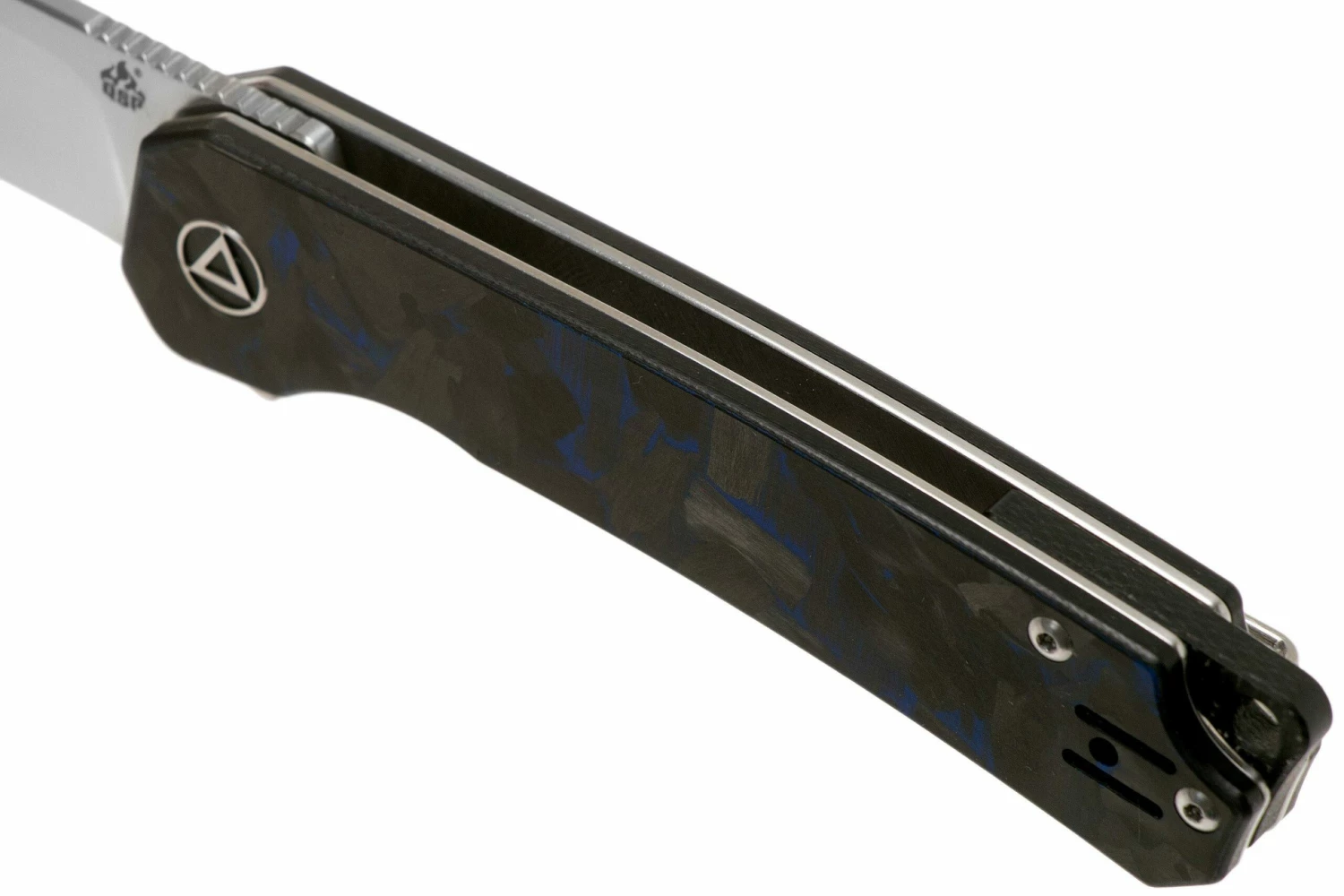 QSP Knife Osprey QS139-G1 Blue Shredded Carbon Fiber, Satin, Navaja 7 QSP Knife Osprey QS139-G1 Blue Shredded Carbon Fiber, Satin, Navaja - Imagen 7